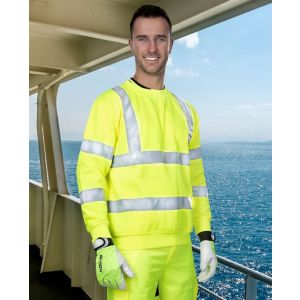 Bluza ostrzegawcza z pasami odblaskowymi Ref301 Hi-Viz Ardon kolor żółty - 2